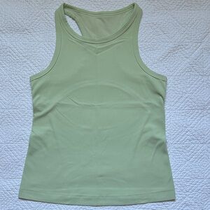 lululemon Align Waist-Length Racerback Tank Top green